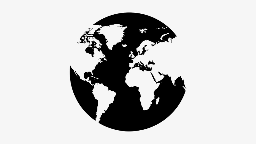 Top Images For Graduation Silhouette Clip Art On Picsunday - World Map In A Circle, transparent png download