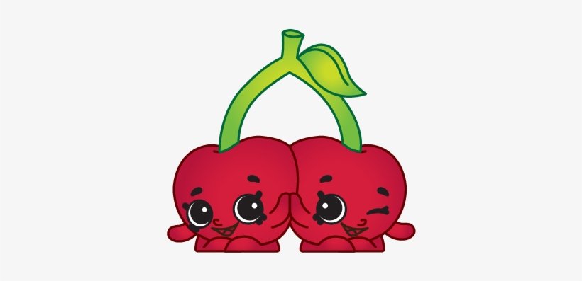 Cheeky Cherries Art - Shopkins Cheeky Cherry, transparent png download