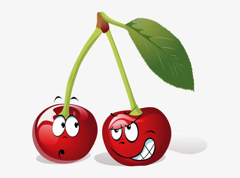 Cherries Png Clipart - Fruit Cartoon Png, transparent png download