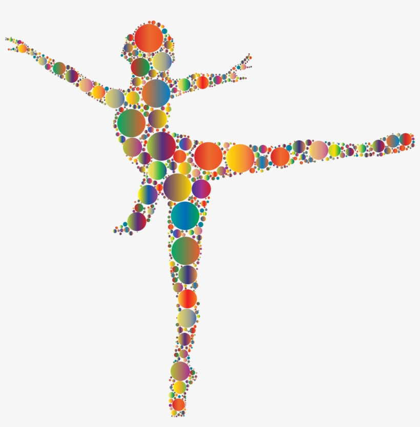 This Free Icons Png Design Of Colorful Ballet Dancer, transparent png download