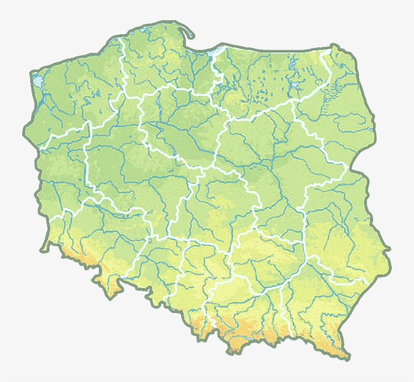 Map Of Poland Colorful - Poland Home Country Novelty Metal Vanity License Tag, transparent png download