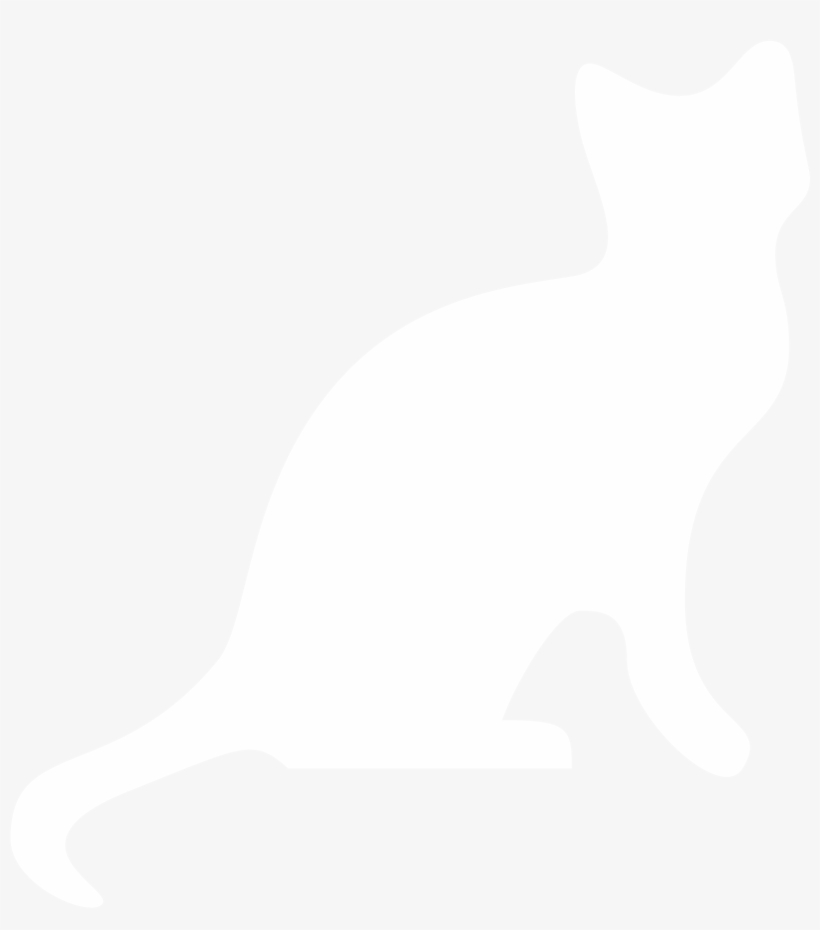 Small White Cat Clip Art At Clker - Schrodinger's Cat Is Dead Alive, transparent png download