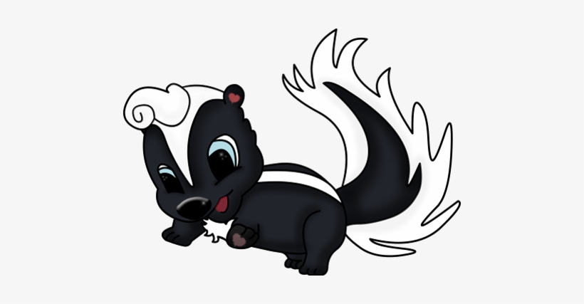 Baby Skunk (full Size) - Cartoon, transparent png download