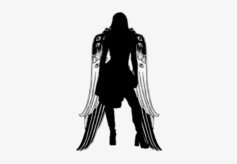Female Angel/fairy Silhouette 3 By Viktoria-lyn On - Clip Art, transparent png download