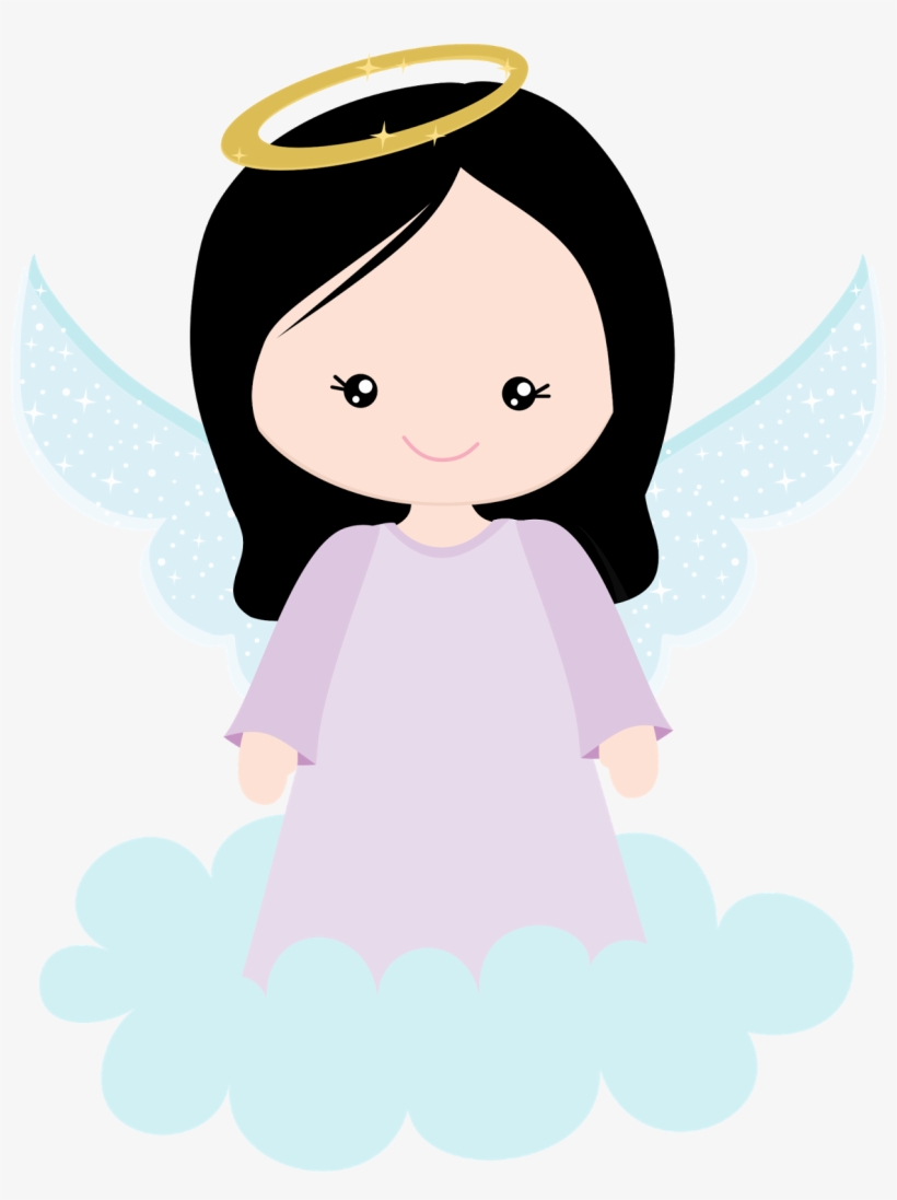 Pin By Adriele Carlos Petraglia On Batismos - Girl Angel Clipart, transparent png download