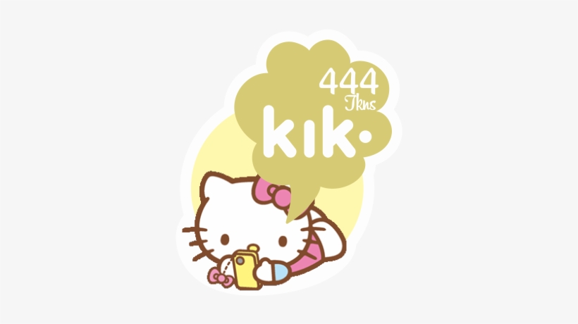 Kik - Hello Kitty, transparent png download
