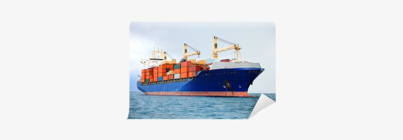 Poster: Ilfede's Cargo Container Ship, 61x41in., transparent png download