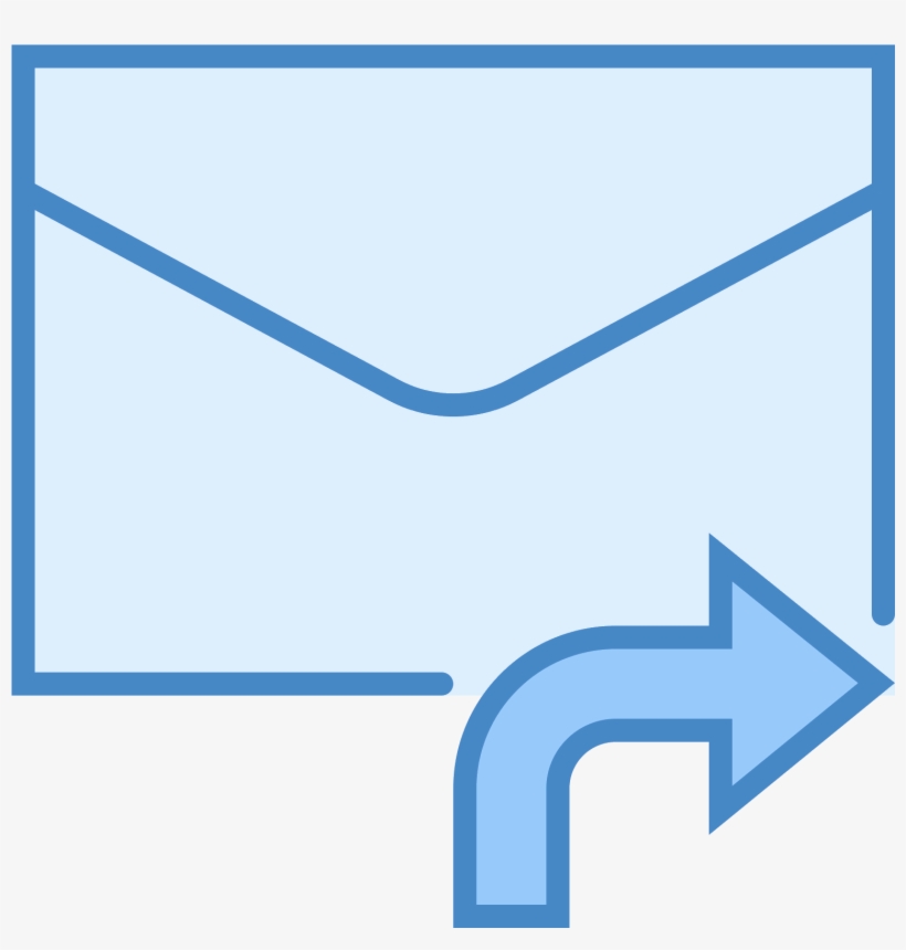 Forward Message Icon - Icon, transparent png download