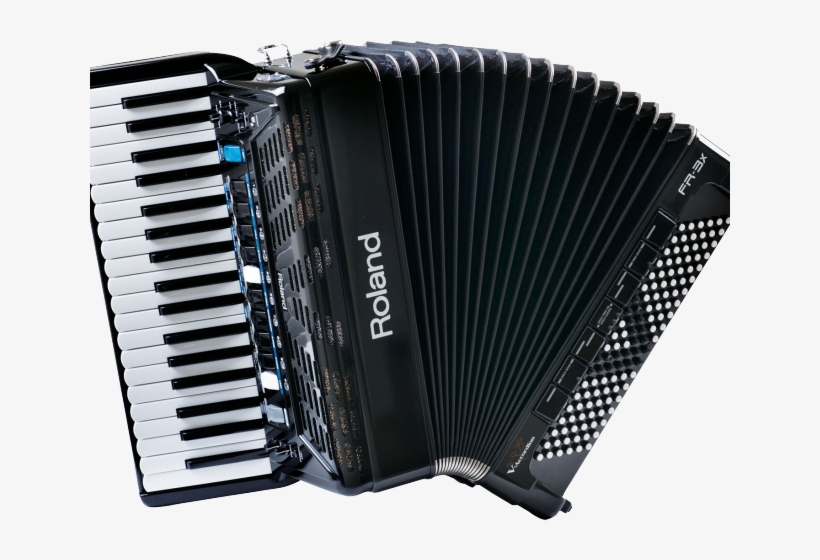 Accordion Clipart Gabbanelli - Roland Fr-3x V-accordion Piano-type Keys, transparent png download