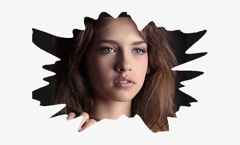 See How The White Part Of The Mask Picked Up The Image - Girls Face Transparent, transparent png download