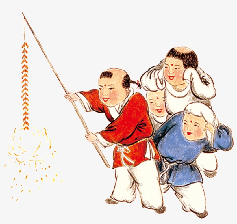 Hand-painted Children's Png - 中国 元素, transparent png download