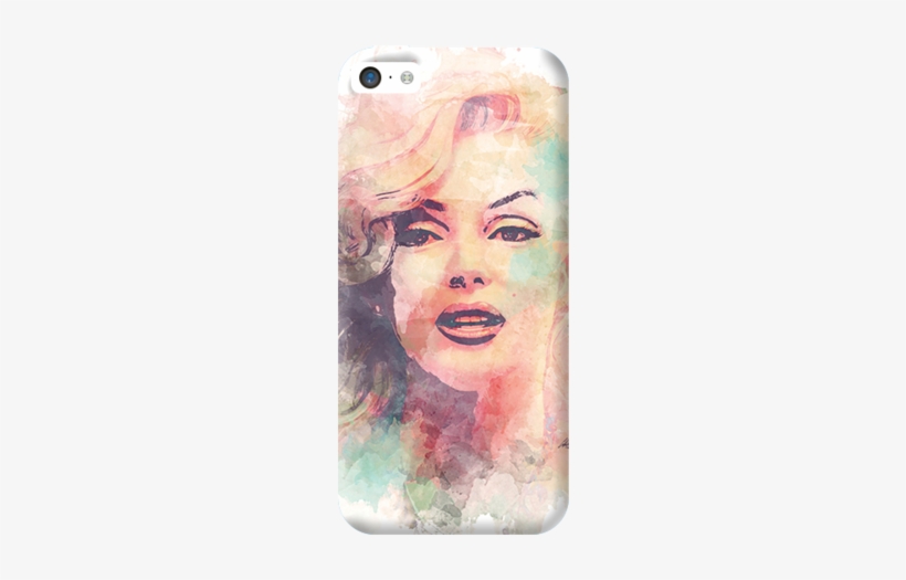 Marilyn Abstract Iphone 5c Case - Nechifor Ionut, transparent png download