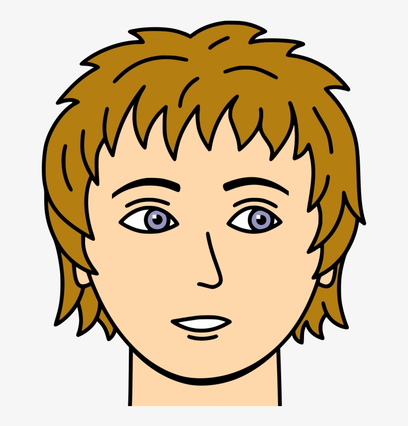 Brown, People, Man, Female, Male, Girl, Faces, Face - Face Clipart, transparent png download