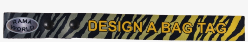 Yellow And Black Tiger Stripes - Label, transparent png download