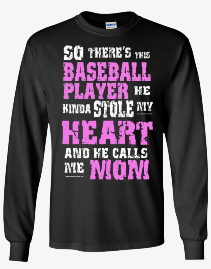 So There's This Baseball Player He Kinda Stole My Heart - Momy Shark Doo Doo Doo Shirt, transparent png download