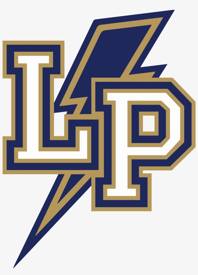 Lincoln Preparatory Academy Lightning - Black And White Pink Logo, transparent png download