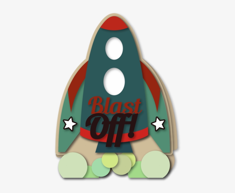 Rocket Ship Shaped A7 Card, transparent png download