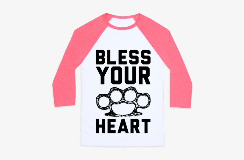 Bless Your Heart Baseball Tee - Cupcake Curls Raglan: Funny Workout Raglan From Activate, transparent png download