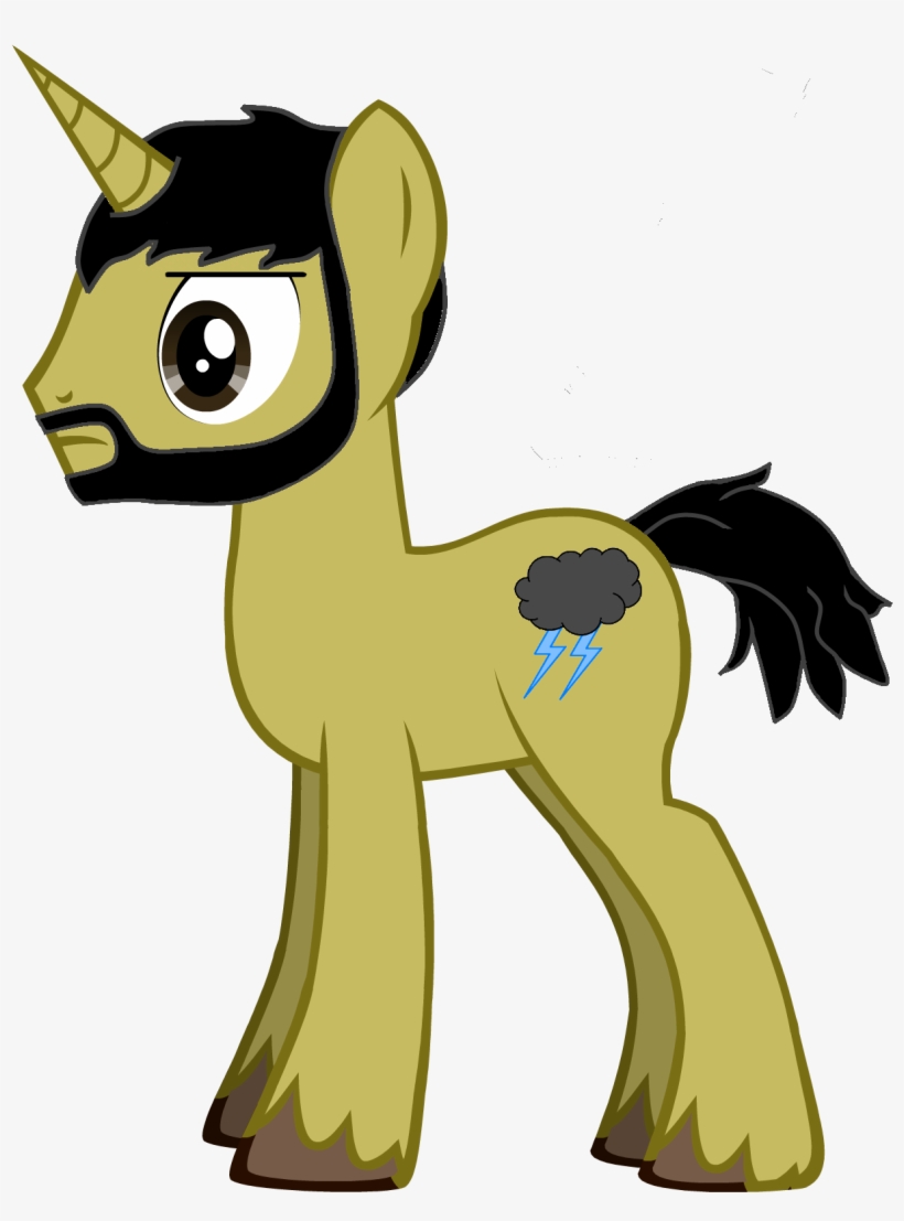 Lightning Strike Pony - Mlp Pony With Beard, transparent png download