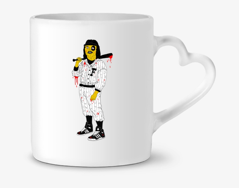 Mug Heart Hardcore Baseball Player By Nick Cocozza - Baseball Furies Canvas Print - Small By Nick Cocozza, transparent png download
