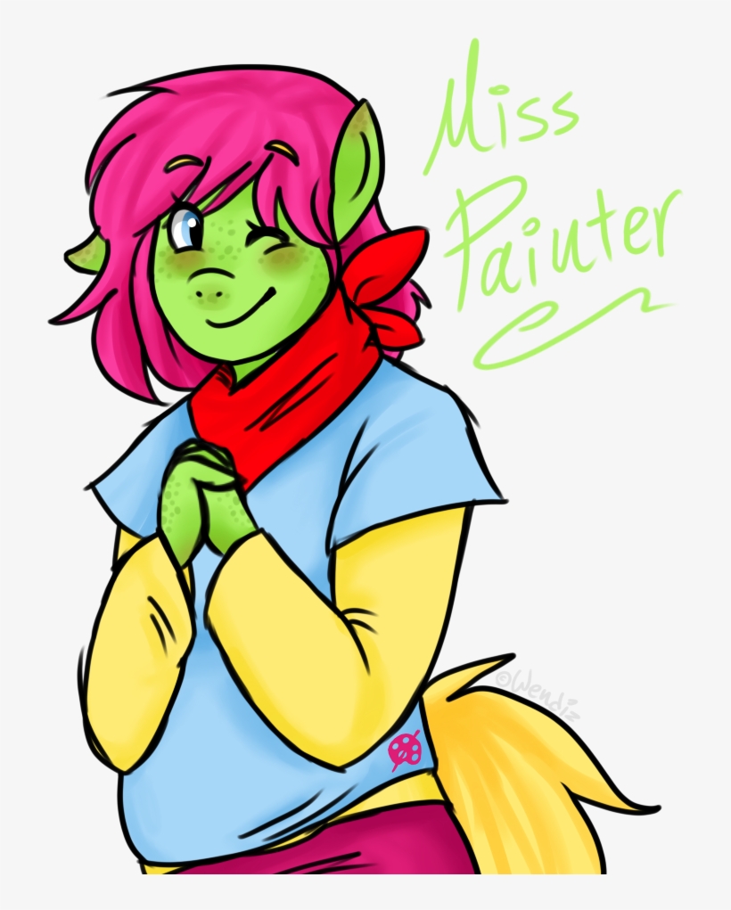 Fanmade Miss Painter - Cartoon, transparent png download