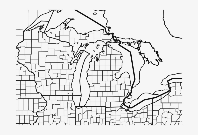 Michigan Map, transparent png download