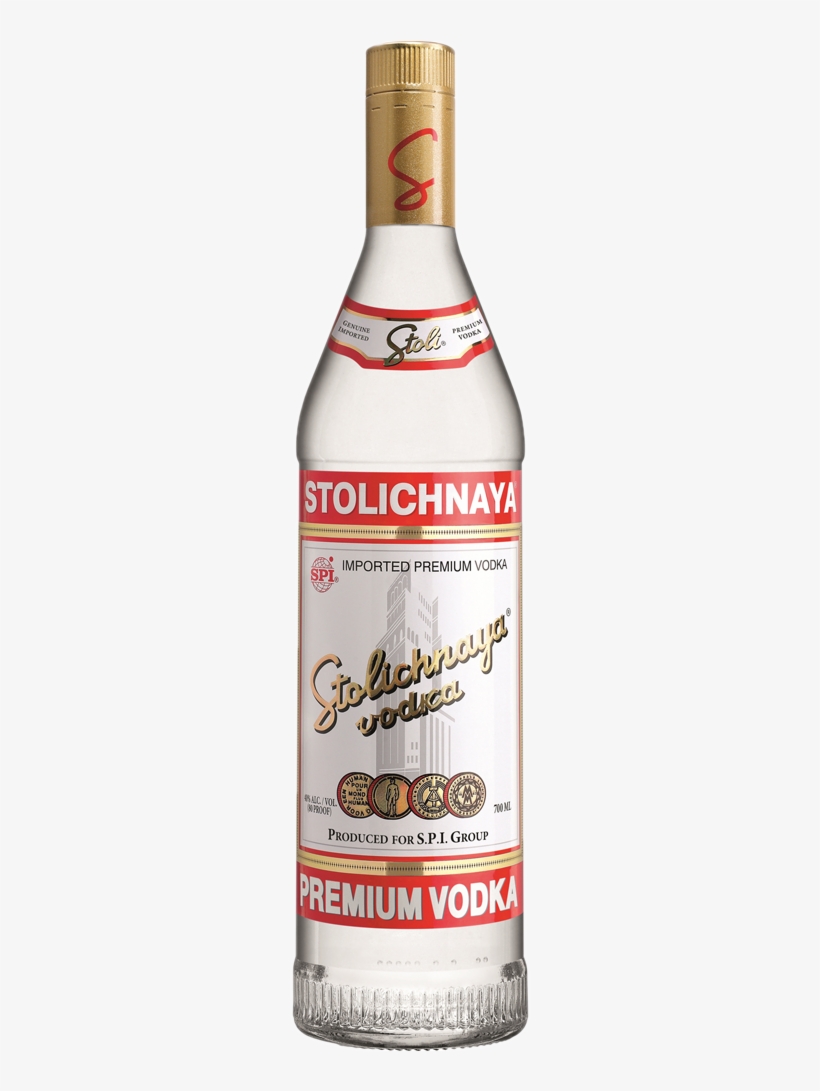Vodka Bottle Png Image - Vodka Stolichnaya 750 Ml, transparent png download