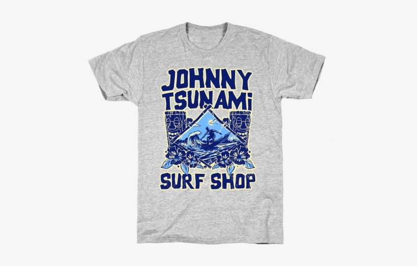 Johnny Tsunami Surf Shop Mens T-shirt - Surf Shop T Shirt, transparent png download