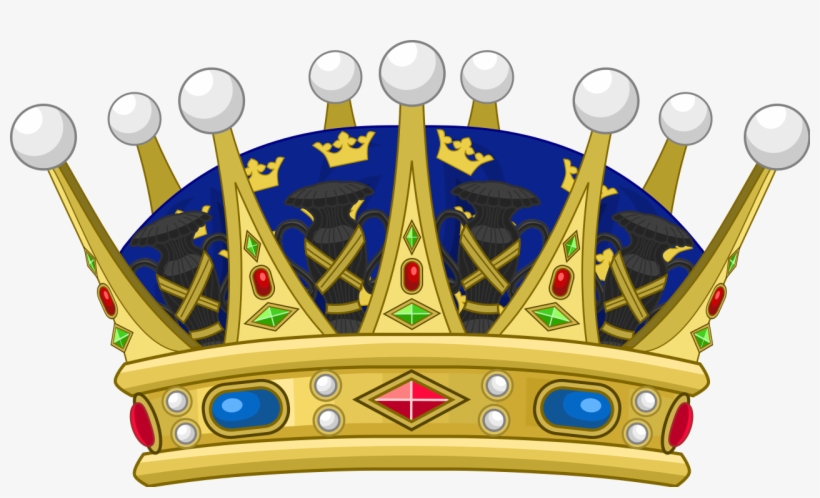 Svg Library Download Heraldique Suede Couronne Wikipedia - Crown Prince, transparent png download