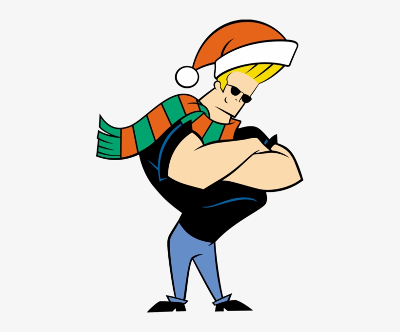 Share This Image - Johnny Bravo Merry Christmas, transparent png download