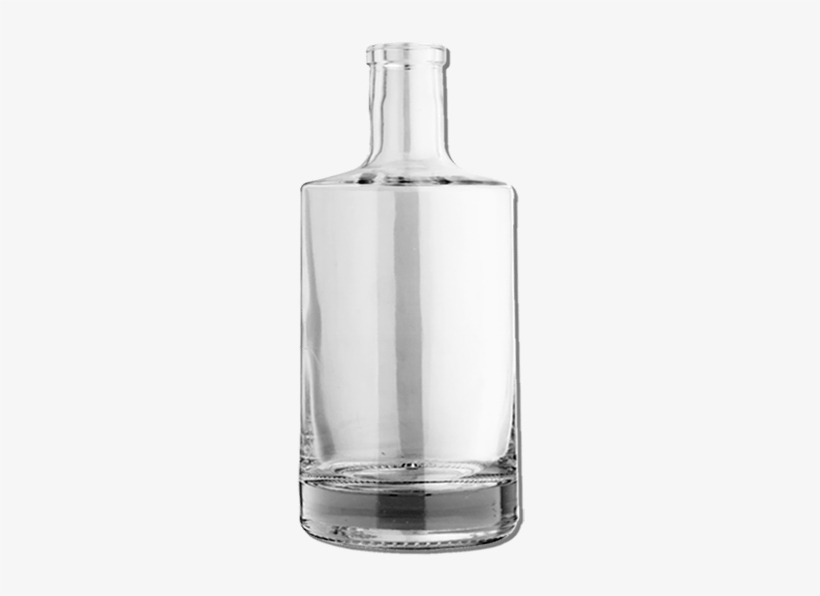 Flint 750 Ml Franklin Flat Bottom Liquor Bottle - Glass Bottle, transparent png download