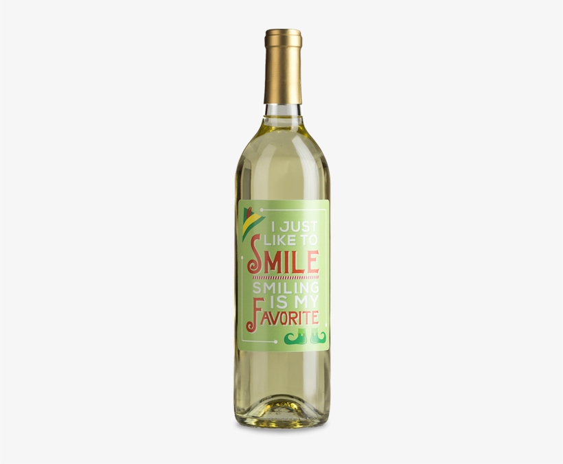 Wine Bottle With Label, transparent png download