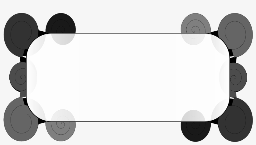 How To Set Use Gray Decorative Border Clipart, transparent png download