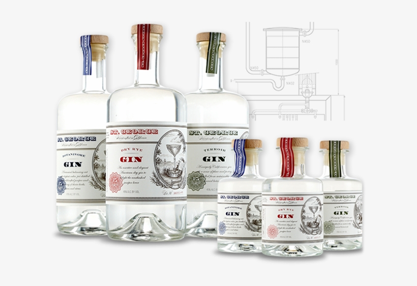 Bottle Gins - St. George Botanivore Gin 750ml, transparent png download