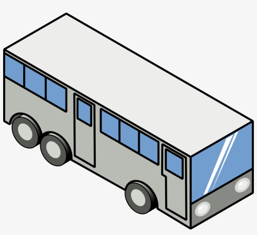 Bus Isometric Icon, transparent png download