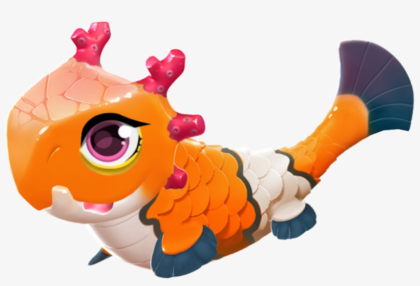 Clownfish Dragon Baby - Portable Network Graphics, transparent png download