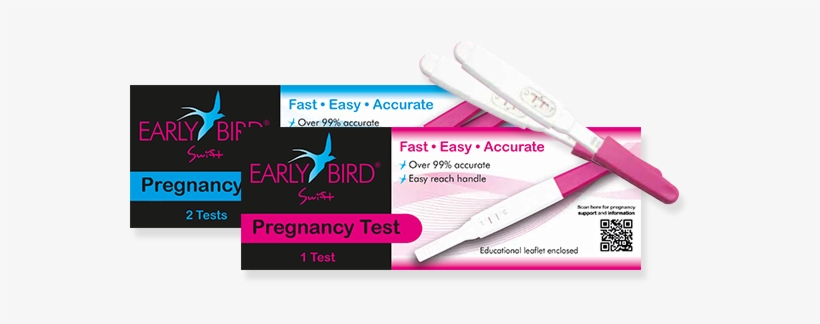 With Over 25 Years Heritage, Early Bird Swift Pregnancy - Early Bird One-step Early Bird Pregnancy Test, transparent png download
