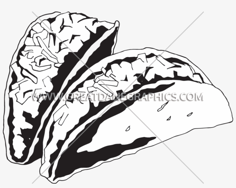 Image Royalty Free Library Tacos At Getdrawings Com - Drawing, transparent png download