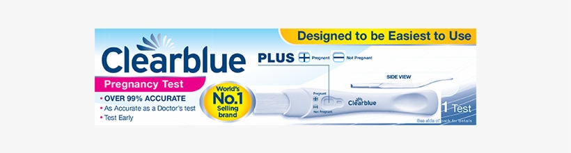Clearblue Plus Pregnancy Test 2 Pack, transparent png download
