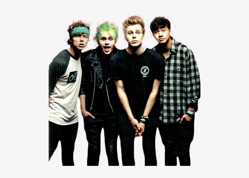 Sos With Green Clipart Transparent Stock - 5 Seconds Of Summer Transparent, transparent png download