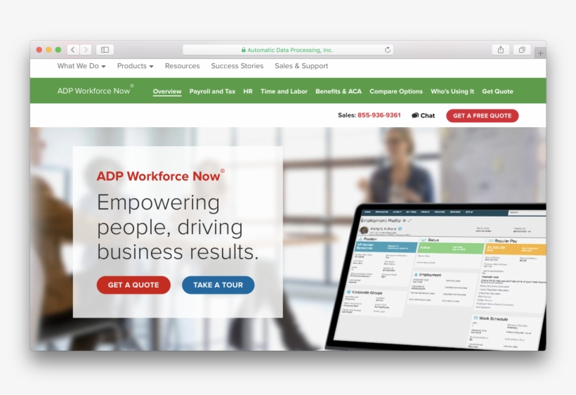 The Key Benefits Of Adp Workforce Now - Adp, Llc, transparent png download