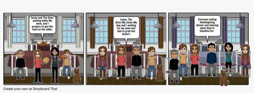 Giver\jonas At Your Thanksgiving Dinner - Cartoon, transparent png download
