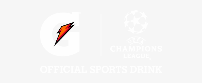 Official Sports Drink - Gatorade Champions League, transparent png download