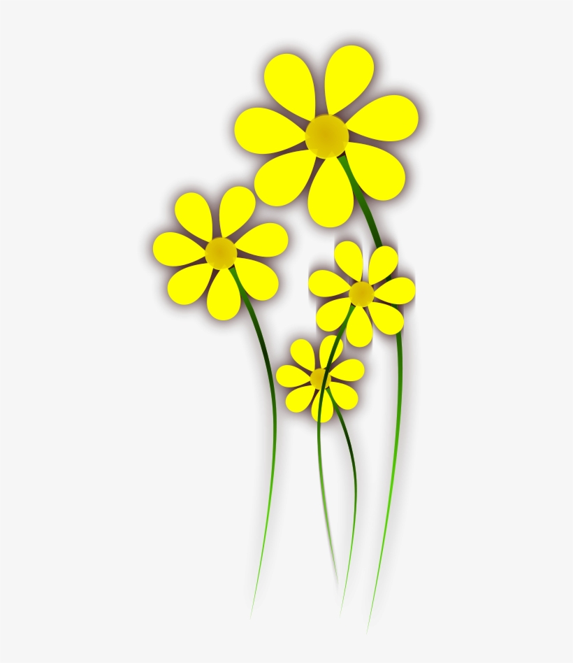 How To Set Use Daisies Yellow Flower Clipart, transparent png download