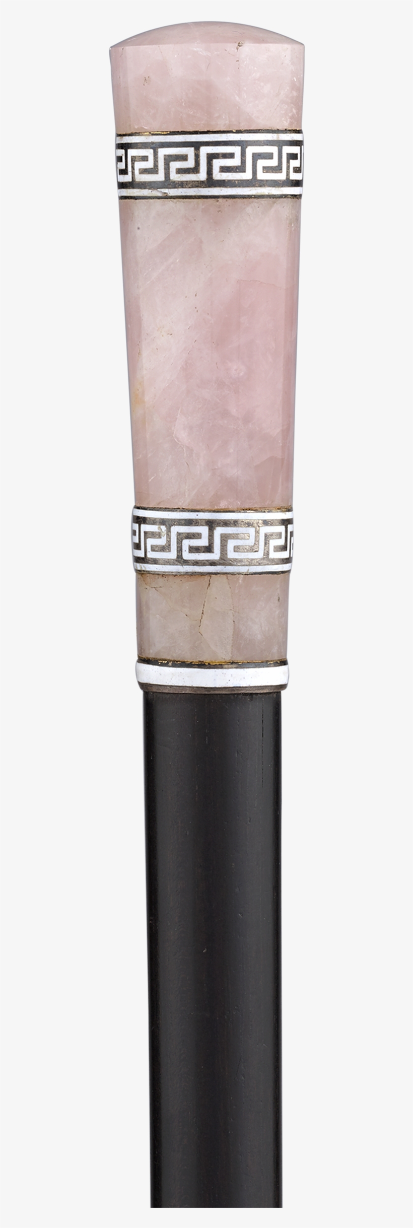 Art Deco Rose Quartz Cane - Western Concert Flute, transparent png download