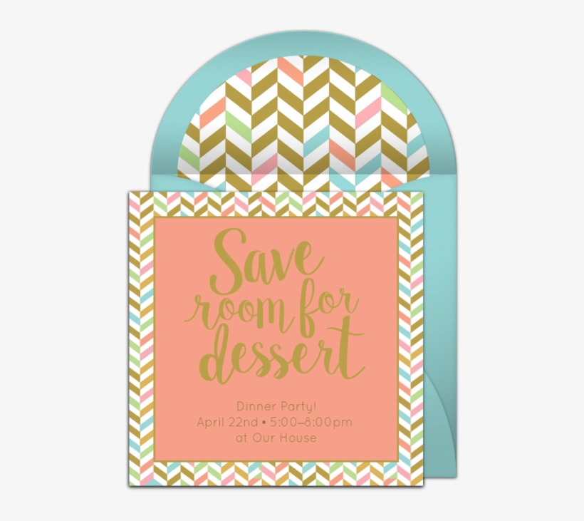 Save Room For Dessert Online Invitation - Mussvital Balsamo Reparador Opiniones, transparent png download