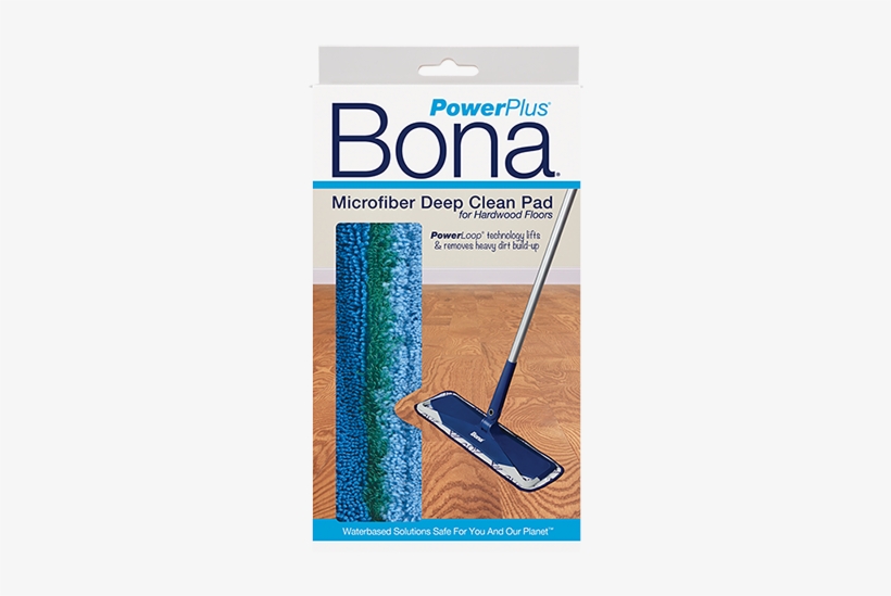 Bona Powerplus® Microfiber Deep Clean Pad Product Shadow - Bona 205149 Hardwood Power Plus Deep Cleaning Pad, transparent png download