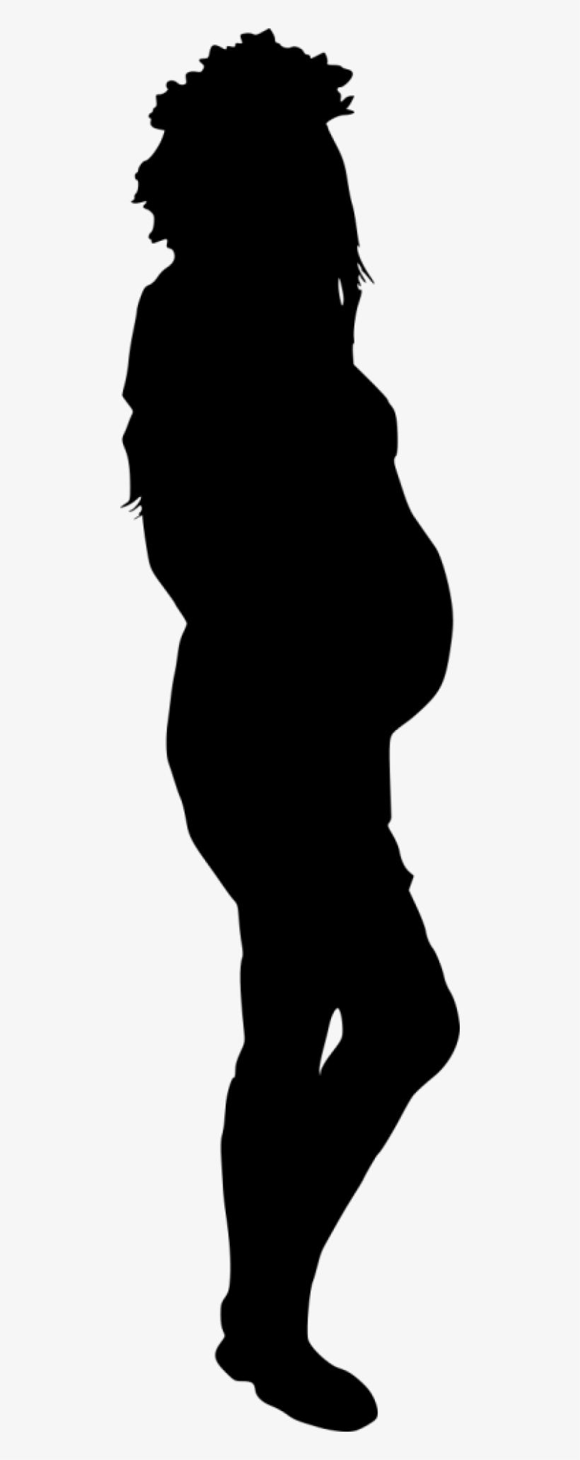 Free Png Pregnant Woman Silhouette Png Images Transparent - Silhuetas De Mulheres Negras, transparent png download
