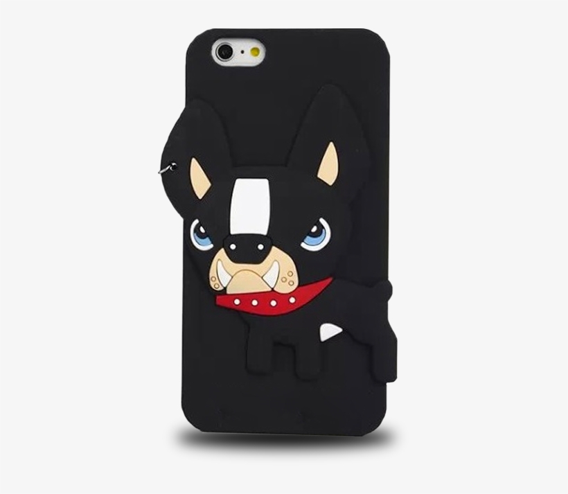 Cute Cartoon Couple Dog Phone Case - Bulldog Iphone Case 3d, transparent png download