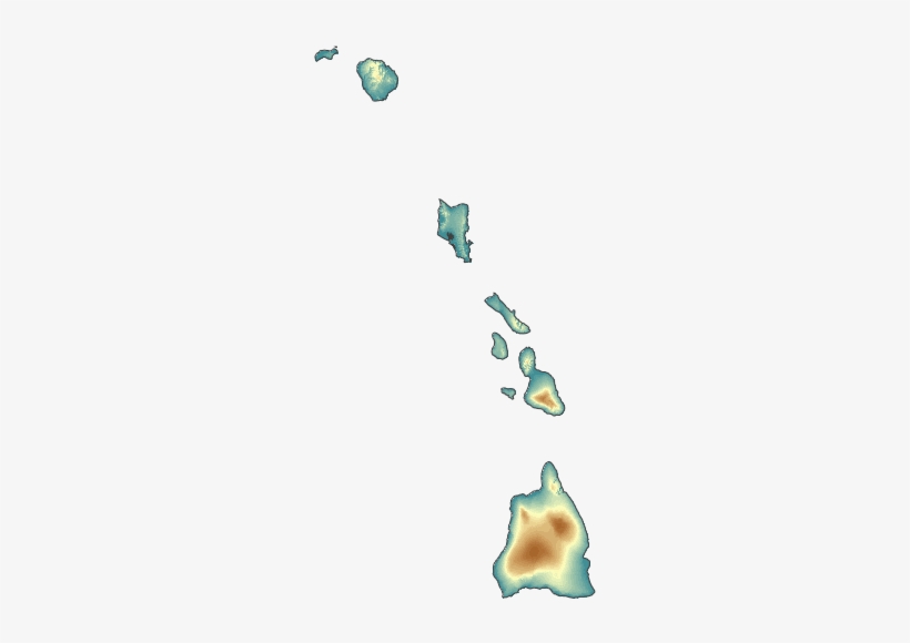 Thumbnail Png Image - Climate Map Of Hawaii, transparent png download